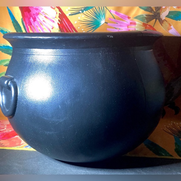 Vintage 1987 Halloween Caldron Blow Mold Candy Pail GIANT SIZE Large Blow Mold - Picture 8 of 15